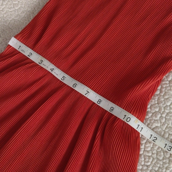 NWOT Sunday In Brooklyn XXS Ridged Orange Sleeveless Dress - Picture 11 of 17